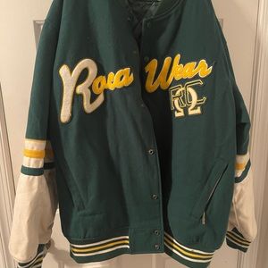 MEN VARSITY ROCAWEAR JACKET 3XL 8/10 condition.